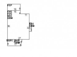 24 Bowdoin St, Newton MA  02461-1414 floor plan