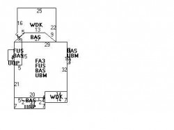 25 Endicott St, Newton MA 02461-1011 floor plan