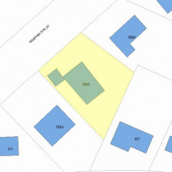1900 Washington St, Newton MA 02466-3008 plot plan