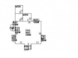 38 Elm St, Newton MA  02465-1806 floor plan