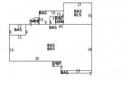 49 Fairhaven Rd, Newton MA 02459-3423 floor plan