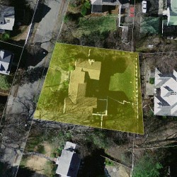 83 Dalton Rd, Newton MA  02459-1936 aerial view