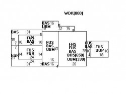 32 Sylvan Ave, Newton MA 02465-3016 floor plan