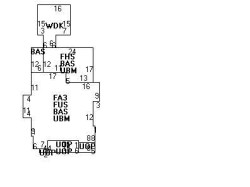 292 Waltham St, Newton MA  02465-1721 floor plan