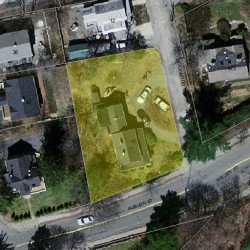 483 Auburn St, Newton MA 02466-1801 aerial view