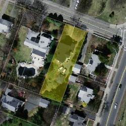 158 Auburn St, Newton MA  02466-2412 aerial view