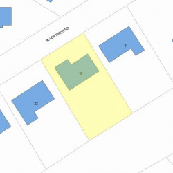 16 Silver Birch Rd, Newton MA 02468-2311 plot plan