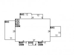 45 Orient Ave, Newton MA 02459-1425 floor plan