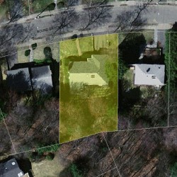 88 Bound Brook Rd, Newton MA 02461-2037 aerial view