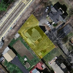 16 Floral Pl, Newton MA  02461-1247 aerial view