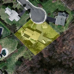 19 Patten Cir, Newton MA 02459-2921 aerial view