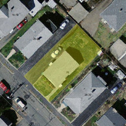 24 Melville Ave, Newton MA  02460-1224 aerial view