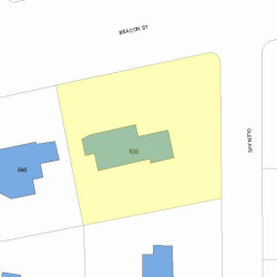 638 Beacon St, Newton MA 02459-2029 plot plan