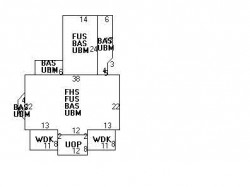 114 Temple St, Newton MA 02465-2314 floor plan