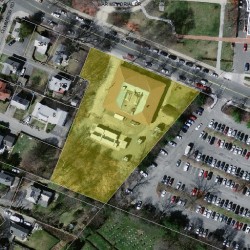 374 Homer St, Newton MA  02459-1430 aerial view