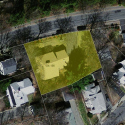 184 Austin St, Newton MA  02465-2560 aerial view