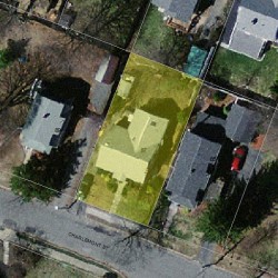 87 Charlemont St, Newton MA 02461-1909 aerial view