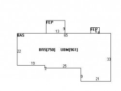12 Old Farm Rd, Newton MA 02459-3438 floor plan