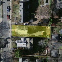 36 Sumner St, Newton MA 02459-1641 aerial view