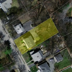 79 Dickerman Rd, Newton MA 02461-1321 aerial view