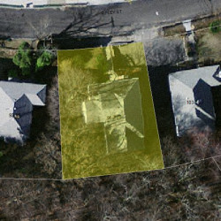 99 Ripley St, Newton MA 02459-2210 aerial view