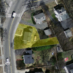 376 Lexington St, Newton MA 02466-1526 aerial view