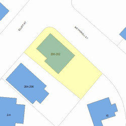 200 Elliot St, Newton MA 02464-1249 plot plan