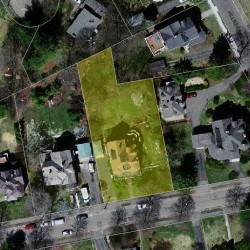 343 Otis St, Newton MA  02465-2533 aerial view