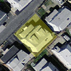 14 Quirk Ct, Newton MA 02458-1224 aerial view