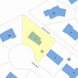 5 Kappius Path, Newton MA  02459-3712 plot plan