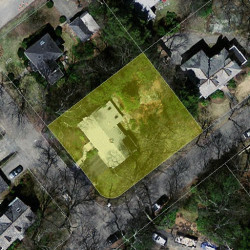 12 Colbert Rd, Newton MA 02465-2933 aerial view