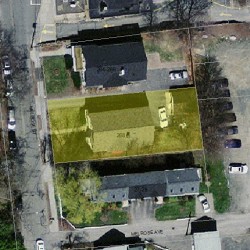 268 Melrose St, Newton MA 02466-1904 aerial view