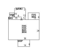 494 Ward St, Newton MA 02459-1136 floor plan