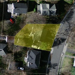 109 Eastbourne Rd, Newton MA 02459-1605 aerial view