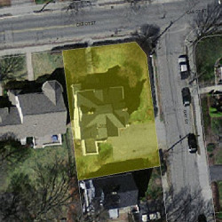 318 Cabot St, Newton MA 02460-2254 aerial view