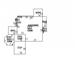 222 Prince St, Newton MA 02465-2918 floor plan