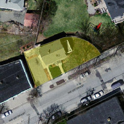 953 Watertown St, Newton MA  02465-2125 aerial view