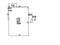 693 Centre St, Newton MA  02458-2342 floor plan