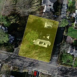 109 Sargent St, Newton MA  02458-2337 aerial view