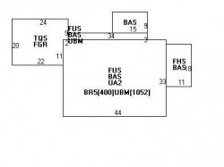 37 Sheffield Rd, Newton MA  02460-2120 floor plan