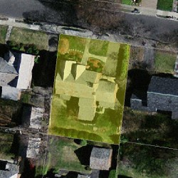 48 Montrose St, Newton MA 02458-2718 aerial view