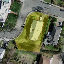 47 Green Park, Newton MA 02458-2605 aerial view