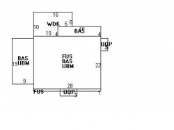 1377 Walnut St, Newton MA 02461-1851 floor plan