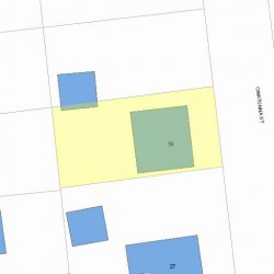 19 Owatonna St, Newton MA 02466-1410 plot plan