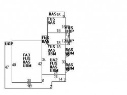 102 Highland St, Newton MA  02465-2405 floor plan