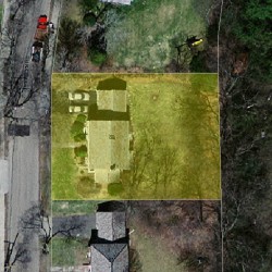 89 Evelyn Rd, Newton MA 02468-1020 aerial view