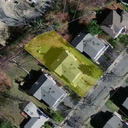 25 Tanglewood Rd, Newton MA 02459-2849 aerial view