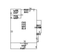 140 Beethoven Ave, Newton MA 02468-1728 floor plan