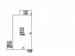 68 Waban St, Newton MA 02458-1415 floor plan