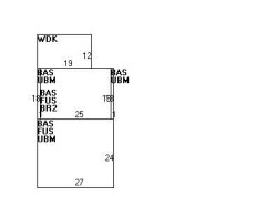 266 Cherry St, Newton MA  02465-1605 floor plan